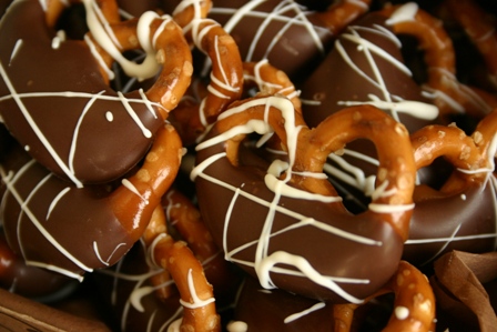 Caramel Pretzel Poppers