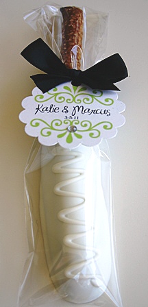 Pretzel Rod Favors-Wedding and Party Favors, Caramel Apple Favors, Caramel Pretzel Favors, Caramel Marshmallows, Custom Gift Tags, Gourmet Wedding Gifts, Bride and Groom Caramel Apples, Bridal Shower Favors, Baby Shower Favors