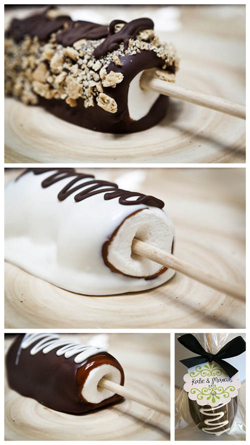 Marshmallow Favors-Wedding and Party Favors, Caramel Apple Favors, Caramel Pretzel Favors, Caramel Marshmallows, Custom Gift Tags, Gourmet Wedding Gifts, Bride and Groom Caramel Apples, Bridal Shower Favors, Baby Shower Favors