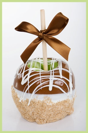 Apple Pie Caramel Apple-Jumbo Caramel Apple, Carmel Apple, Gourmet Caramel Apple