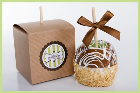 Cheesecake Caramel Apple-Gourmet Caramel Apple, Apple Pie Caramel Apple, Apple Pie, Caramel Apple Favors