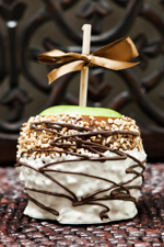 Coney Island Peanut-Gourmet Caramel Apple, Apple Pie Caramel Apple, Apple Pie, Caramel Apple Favors